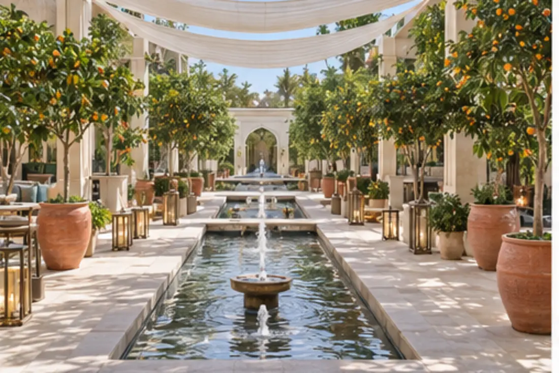 Five Rivers Courtyard open-air wedding venue