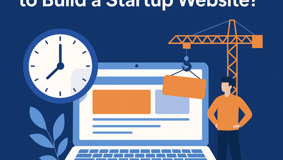 how long does it take to build startup website