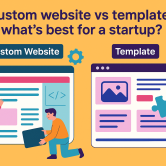 custom websites vs template websites