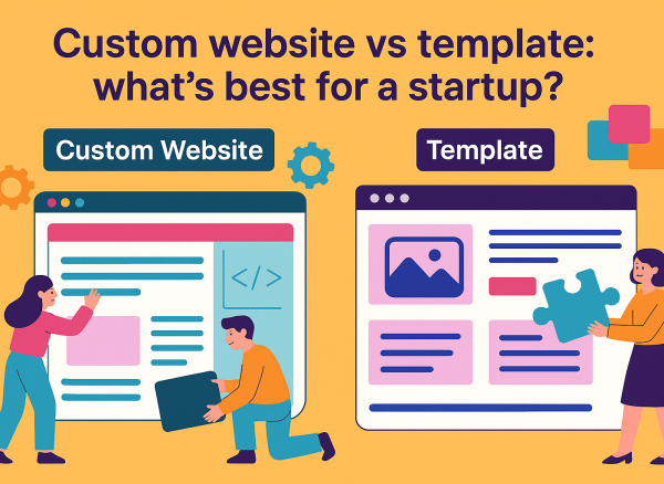 custom websites vs template websites