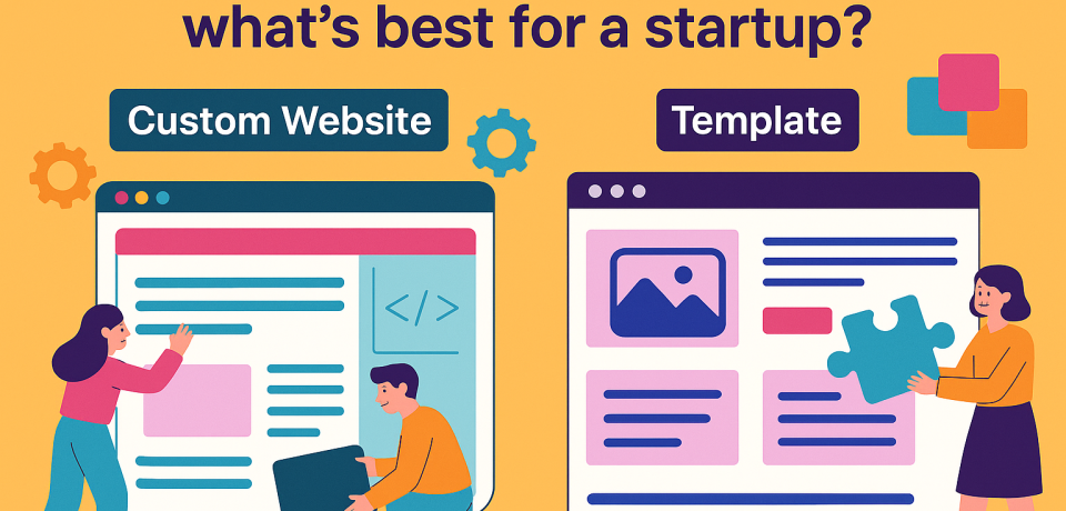 custom websites vs template websites