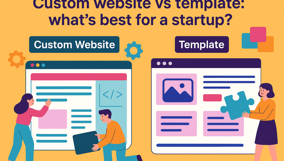 custom websites vs template websites
